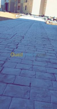 البليدة-بوفاريك-الجزائر-بناء-و-أشغال-béton-imprime
