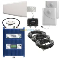Amplificateur GSM Répéteur Wilson Dual Band 4G-3G DCS 1800-2100 Antenne YAGI LPDA 2000m2