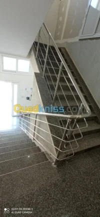 Rampe escalier en inox et garde corps