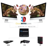 HDMI Splitter Amplificateur Séparateur HDMI 3D 1080P 1 Entrée 2 Sorties