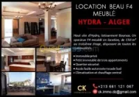 Location Appartement F4 Alger Hydra