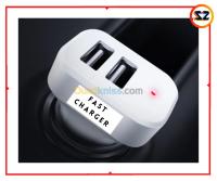 Chargeur Original Auto 2Port USB-Blanc thumbnail 5