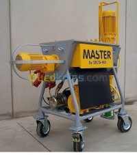 البليدة-الصومعة-الجزائر-آخر-platre-machine-at-monocouche