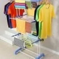 Porte Vêtements Sèche Linge à Trois Co