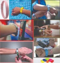 BRACELET PVC RFID 