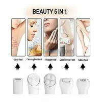 جهاز تنظيف ونظارة الوجه KEMEI 5 In 1  