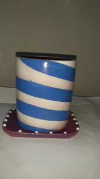 Vases Céramiques avec Plantes Naturell