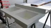 paillasse evier lavabo anti bacterien 