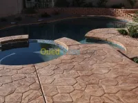 Béton imprimé