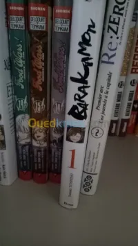Re:zero , barakamon , foodwars