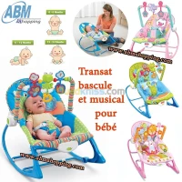 Transat bascule et musical pour bébé  (F) 