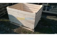 caisse en bois et palox