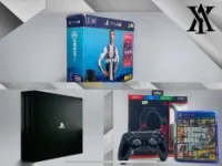 PS4 Pro 1To avec casque gamer et 2 CD 