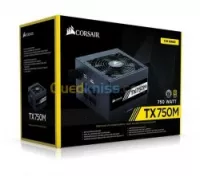 Alimentation  Corsair TX750M 80+ Gold 750 Watt 