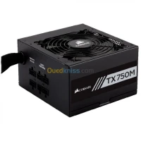 Alimentation  Corsair TX750M 80+ Gold 750 Watt 