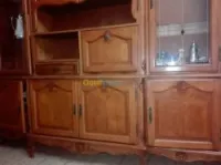 Lit,armoire et living