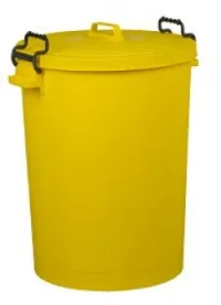 Poubelle en plastic avec plastic 