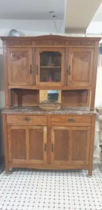 Buffet de cuisine ancien en chêne  mas