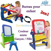 Bureau Chevalet pour enfant 2en1