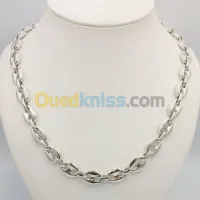 Chaîne grain de café argent 20g  