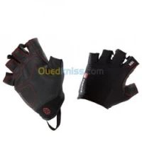 GANTS Decathlon MUSCULATION 100 DOMYOS NOIR ROUGE