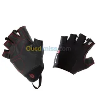 GANTS Decathlon MUSCULATION 100 DOMYOS NOIR ROUGE