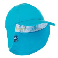 CASQUETTE Decathlon ANTI UV BÉBÉ NAGEUR BLEU thumbnail 3