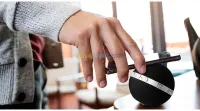 PROMATE Mini Haut Parleur Bluetooth 4.0 Rechargeable Orbit 3D Noir