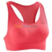 BRASSIERE DECATHLON RUNNING BASIQUE ROSE CORAIL 