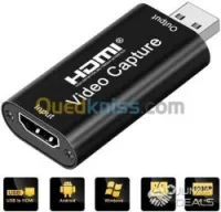 CARTE CAPTURE VIDEO HDMI TO USB 4K