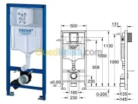 Chasse Grohe encastré