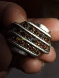 Bague Argent en Diamant pour Hommes