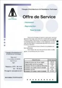 Tracage et Tirage de plans