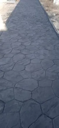 Béton imprimé