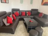 Salon en cuire 