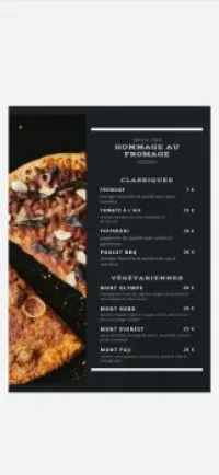 تصميم قائمة طعام MENU للمطاعم 