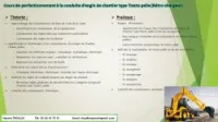 Coours de conduite d'un rétro-chargeur