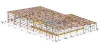 charpente métallique / plans de montage et dossier de fabrication en atelier.