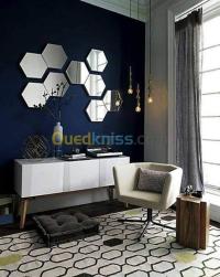 ديكورات-و-ترتيب-des-miroirs-hexagonal-21x18cm-decorati-تلمسان-الجزائر-وسط-سيدي-بلعباس-مستغانم-معسكر