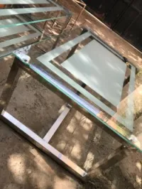 Table inox luxe