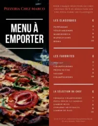 تصميم قائمة الطعام (MENU) للمطاعم 