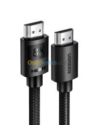 كابلات-ومحولات-ugreen-cable-hdmi-21-8k-60hz-4k-120hz-uhd-haute-vitesse-48-gbps-1m-2m-3m-5m-بئر-خادم-الجزائر