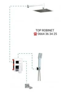 Colonne / Ensemble douche 3 sorties 