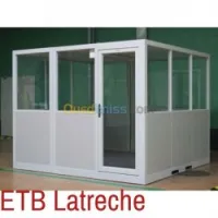 Fabrication et montage les cabines en 