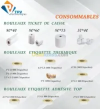 ROULEAU TICKET ET ETIQUETTE
