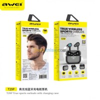 Ecouteur Earbuds sans-fil bluetooth 5.0 AWEI TWS T29P Étanche IPX6 Sport Avec Ecran Led thumbnail 3