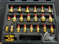 21 Pcs Automobile Climatisation Détection Des Fuites Détection D'aluminium
