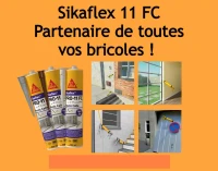 SIKAFLEX PRO 11FC ( MASTIC COLLE  ) BLANC / GRIS