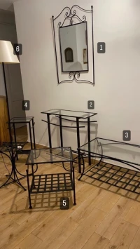 Ensemble en fer forgé