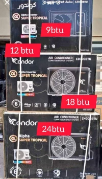 Promotion Climatiseur Condor 9btu,12btu,18btu Tropical inverter